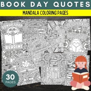 book day Quotes Mandala