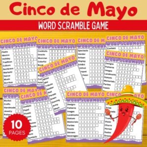 Cinco de mayo Word Scramble