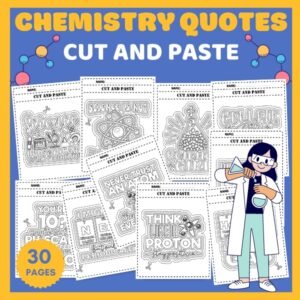 Science | Chemistry Cut And Paste worksheets Activities - Scissors Skills crafts