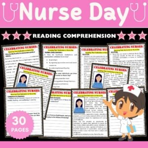 Printable Nurse Day Reading Comprehension Passages - Fun May Activities