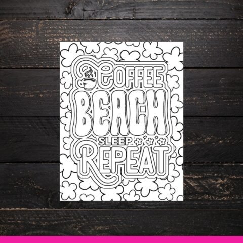 Summer Quotes Coloring Pages Sheets - Fun End of the year Activities ...