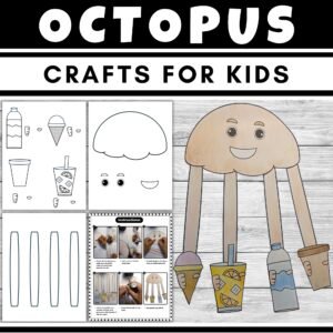 Printable Octopus Craft - Fun Summer craft | End of the year Activities