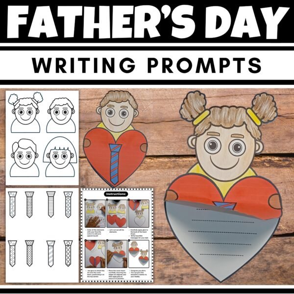 Printable Father's Day Craft - Fun Activities and Writing Prompts Activities