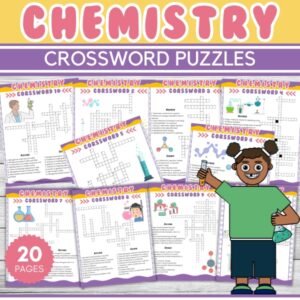 Chemistry Crossword Puzzle Games | Chemistry activities the first day of school