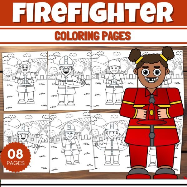 Fire Safety Prevention Week Coloring Pages