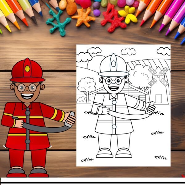 Fire Safety Prevention Week Coloring Pages