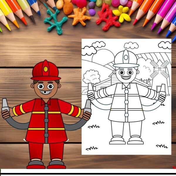 Fire Safety Prevention Week Coloring Pages