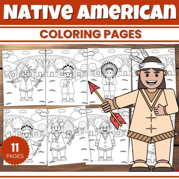 Native Americans heritage Month Coloring Pages