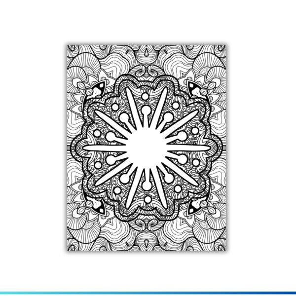 Printable Snowflake Templates Coloring Pages - Winter | snow day Activities