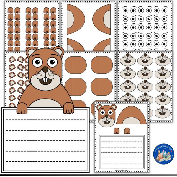 Groundhog Day Writing Craft Activity | February Bulletin Board Activities