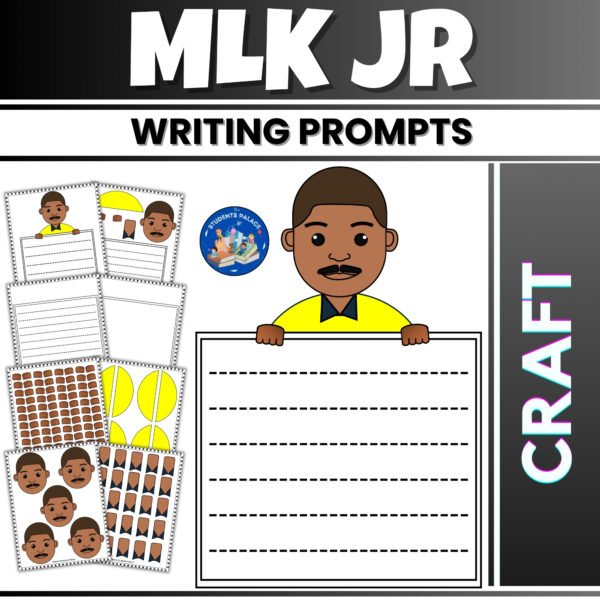 Martin Luther King Writing Craft | Black History Month Bulletin Board Activities